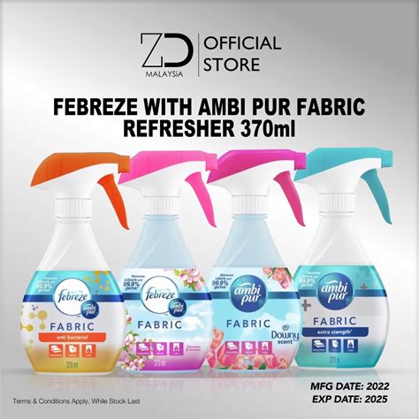 Febreze With Ambi Pur Fabric Refresher Downy Anti Bacterial Blossom