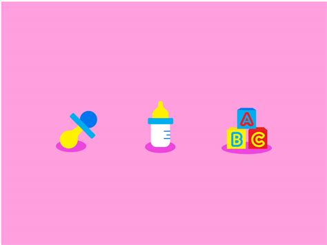 Day care icon set by Marina for Neuralab on Dribbble