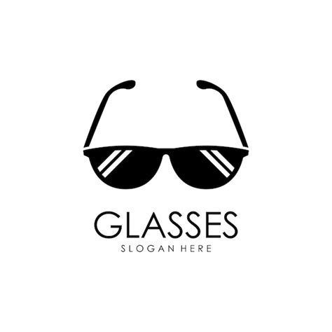 Premium Vector Vector Illustration Glasses Logo Template