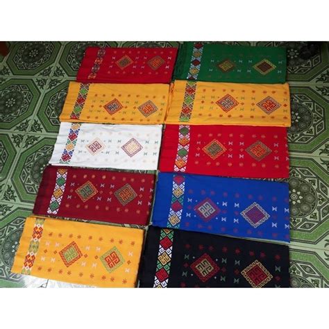 Jual Kain Tenun Pabintik Bordir Toraja Sulawesi Motif Full Shopee