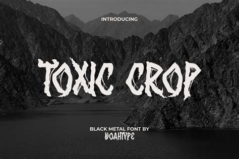 Toxic Crop Font Noahtype Fontspace