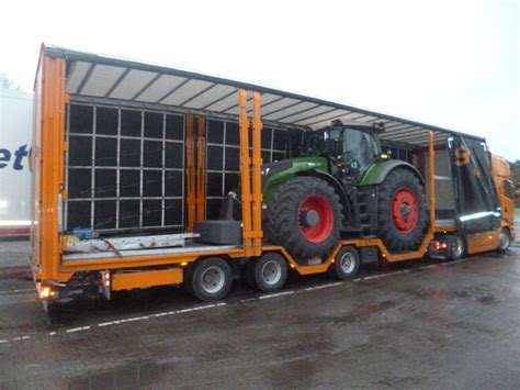 Achs Baumaschinentransporter Wiese Fahrzeugbau