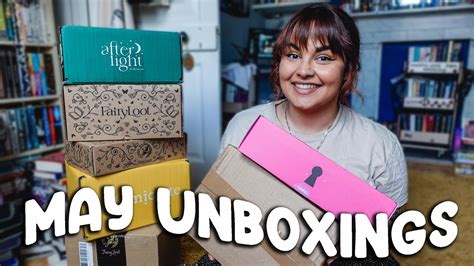 May Book Unboxing Illumicrate Fairyloot Locked Library Afterlight