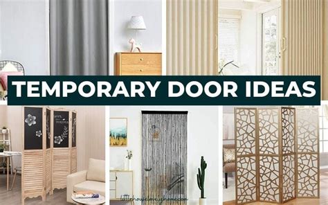 25 Temporary Door Ideas For The Home (with Photos)