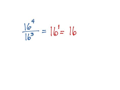 Quotient Rule For Exponents Math Algebra Simplifying Expressions Showme