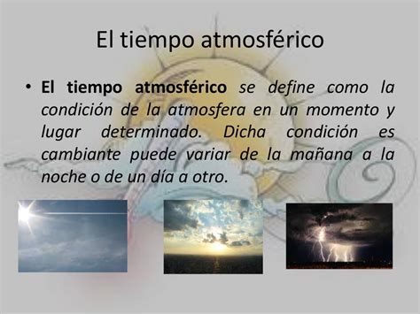 Elementos Del Tiempo Atmosférico