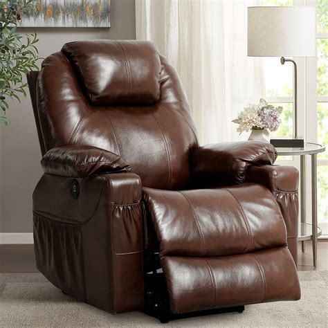 Latitude Run Upholstered Heated Massage Chair Wayfair