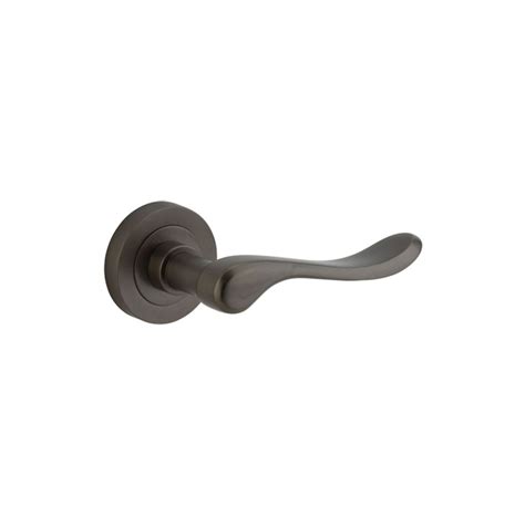 Iver Stirling Door Lever Handle On Round Rose ArchiPro AU