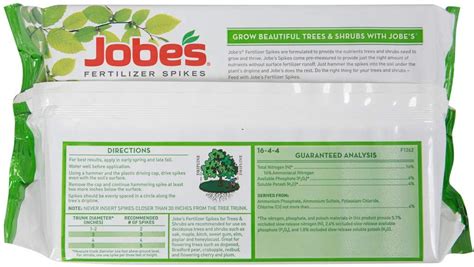 Jobes Fertilizer Spikes For Beautiful Trees And Shrubs 15 Spikes Esbenshades