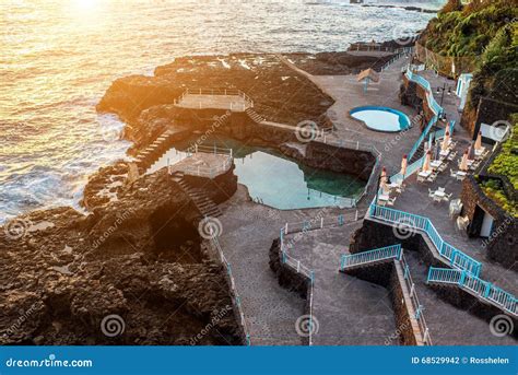 Charco Azul, Blue Pool, El Hierro. Stock Photography | CartoonDealer ...