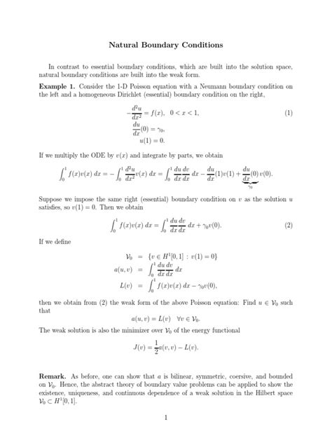 Natural Boundary Conditions | Boundary Value Problem | Theoretical Physics