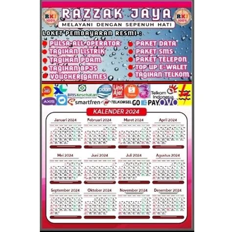 Jual Cetak Kalender Lembaran Tanpa Minimal Order Shopee Indonesia