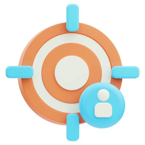 target audience marketing 3D Illustration 24124937 PNG