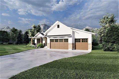 Modern Farmhouse Plan 2 889 Square Feet 4 Bedrooms 3 Bathrooms 6422 00074