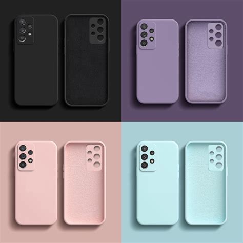 Capa Capinha Case De Silicone Samsung Galaxy A53 A33 Aveludada Por