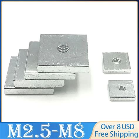 5 10 20 40 Pcs M2 5 M3 M4 M5 M6 M8 Zinc Plated Carbon Steel