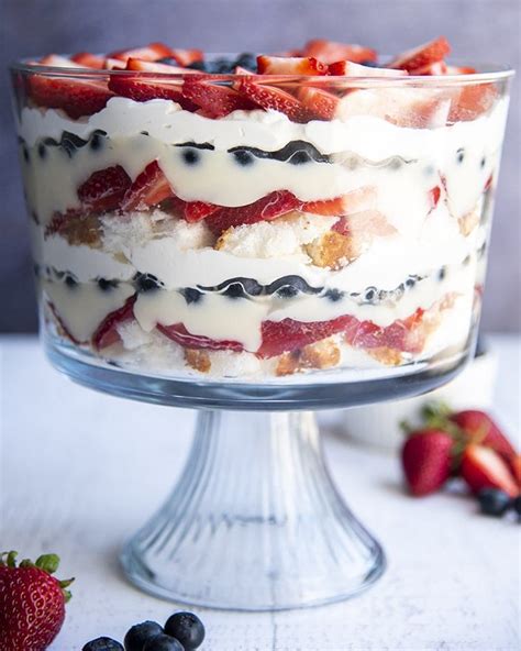 Red White And Blue Trifle In A Jar Like Mother Like Daughter