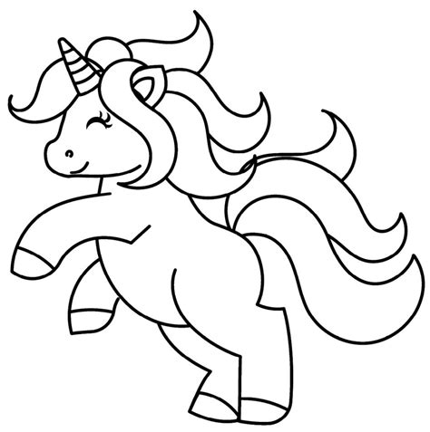 Unicornio Para Imprimir E Pintar Retoedu