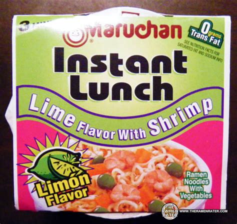 403 Maruchan Instant Lunch Lime Flavor With Shrimp Ramen Noodles With