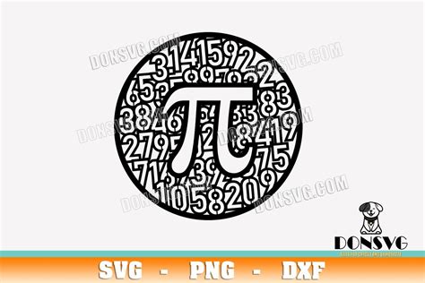 Circle Pi Symbol Numbers Svg Math School Png Clipart For T Shirt Design