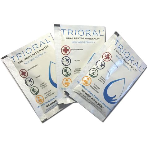 Oral Rehydration Salts, NEW WHO Mixture - 3 pk (SM0155-0650) | SurvivalMetrics.com | Survival ...