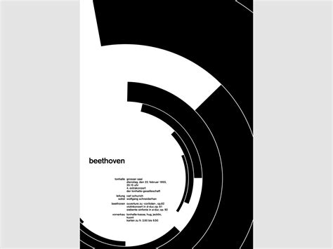 Beethoven poster by Andrew Shen on Dribbble