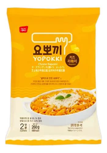 Pastel De Arroz Coreano Con Ramen Yopokki Rapokki Queso Mercadolibre