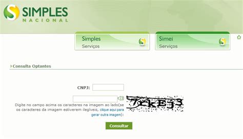 CONSULTA SIMPLES NACIONAL CNPJ 2016 2017 Digitei