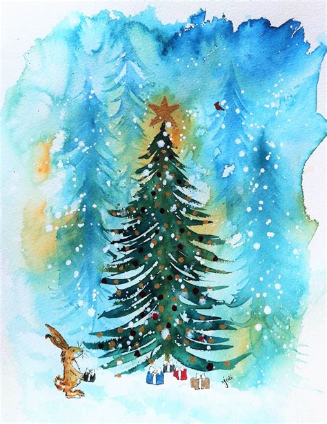 This Item Is Unavailable Etsy Christmas Tree Painting Watercolor