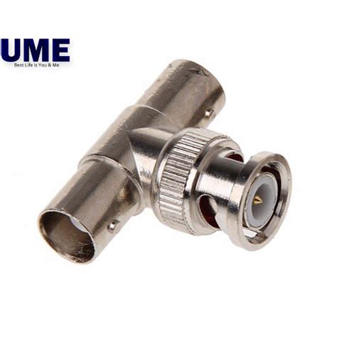 Coaxial Bnc Connector T Type Bnc Double Female To Male For Rf Adapter Bnc For Indooroutdoor