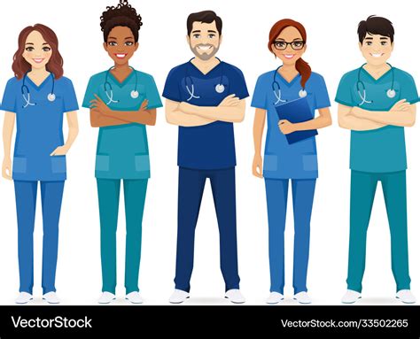 Nurse Black And White Cartoon Vector Images Over