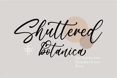 Shuttered Botanica Font By Damn Studio · Creative Fabrica