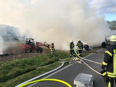 Brennender Traktor Einsätze FF Hämelerwald