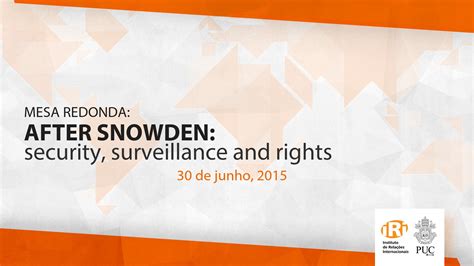 Mesa Redonda “after Snowden Security Surveillance And Rights” Iri