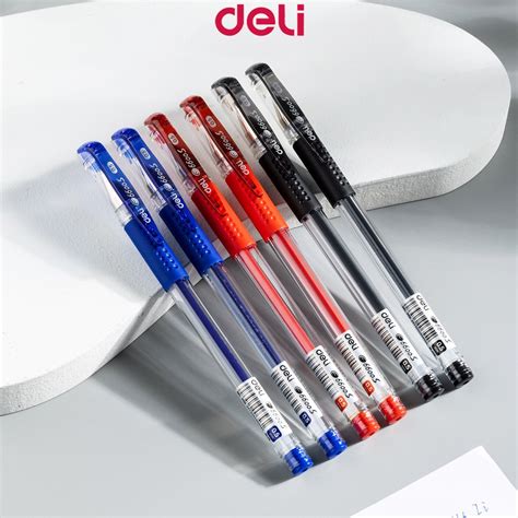 Deli Gel Pen Mm Ballpen Student Writing Pen Office School Supplies