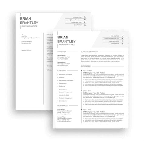 Premium Resumes For Word - Career Reload