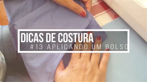 Dicas De Costura 13 Como Aplicar Um Bolso Faca YouTube