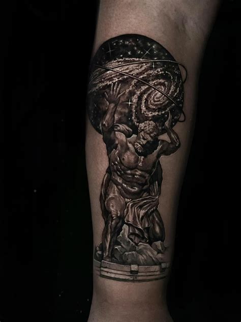 Atlas Holding The World Tattoo