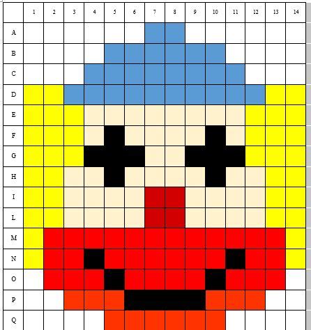 Pixel Pagliaccio Idee Carnevale Fai Da Te Carnevale Scuola Pagliacci