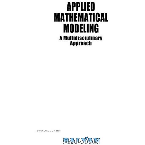 خرید و قیمت دانلود کتاب Applied Mathematical Modeling A