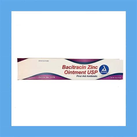 Dynarex Bacitracin Zinc Ointment Usp 4oz Md Buying Group