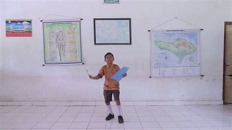 Fls Lomba Baca Puisi I Wayan Eka Surya Pratama Sdn Ababi Youtube