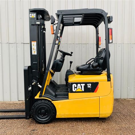 CAT EP12KRT PAC USED 3 WHEEL ELECTRIC FORKLIFT 2906