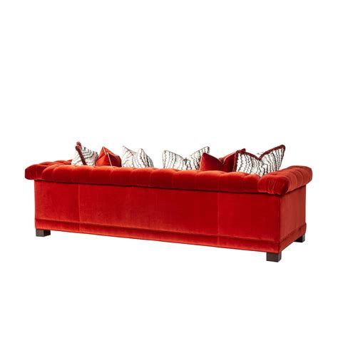 Modern Chesterfield-inspired sofa