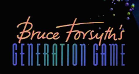 Bruce Forsyths Generation Game 1990 1994 British Classic Comedy