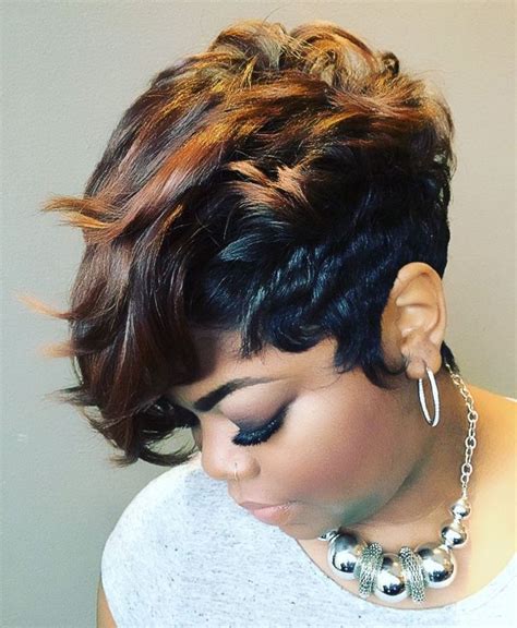 50 Inspiring Short Hairstyles For Black Women To Try Asap Hair Adviser Short Quick Weave