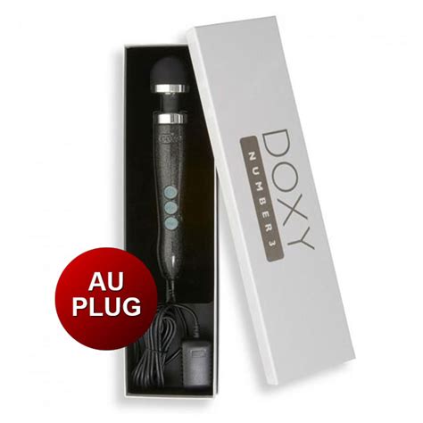 Doxy 3 Die Cast Wand Disco Black Doxy 3 Massager