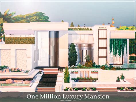 The Sims Resource One Million Luxury Mansion No Cc