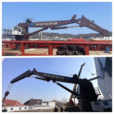 High Quality Foldable Knuckle Boom Cranes For The Marine Offshore Or