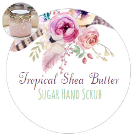 NEW Sugar Hand Scrub Printable Labels And Gift Tags The Birch Cottage